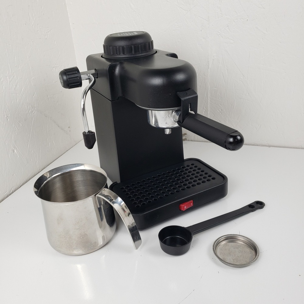Krups Type 963/B Espresso Maker Black Coffee Machine with Frothing Pitcher 800W